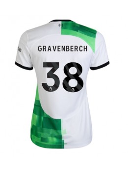 Ženski Nogometna dresi replika Liverpool Ryan Gravenberch #38 Gostujoči 2023-24 Kratek rokav